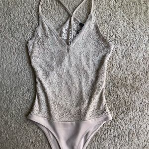 Nude Lace Bodysuit
